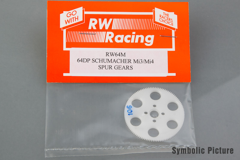 RW64M112 Hauptzahnrad 64dp 112Z für Schumacher Mi3/4 - Abbildung 2