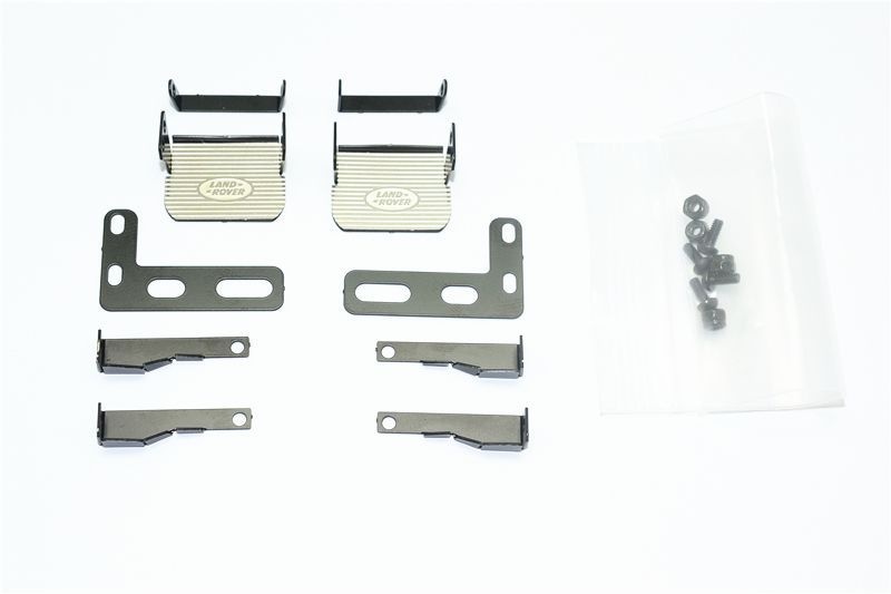 GPM Edelstahl Seitenstufen Traxxas Traxxas4 Defender