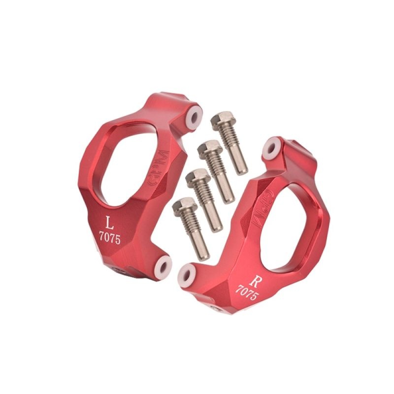 GPM Aluminium C-Hubs vorn rot TRX Maxx, Maxx Slash TXMS019NR