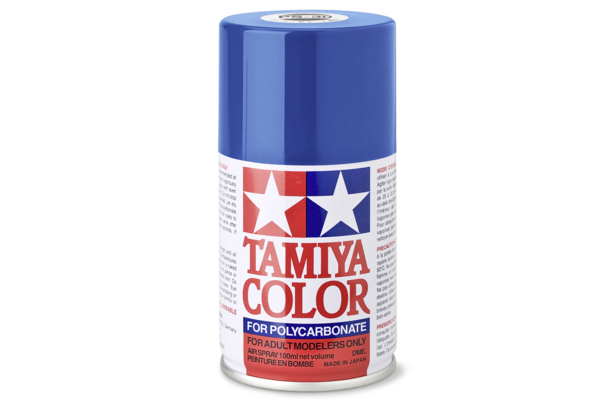Tamiya Color Lexan Spray Farbe PS-30 Brillant Blau PS30 Brilliant Blue 100ml 300086030