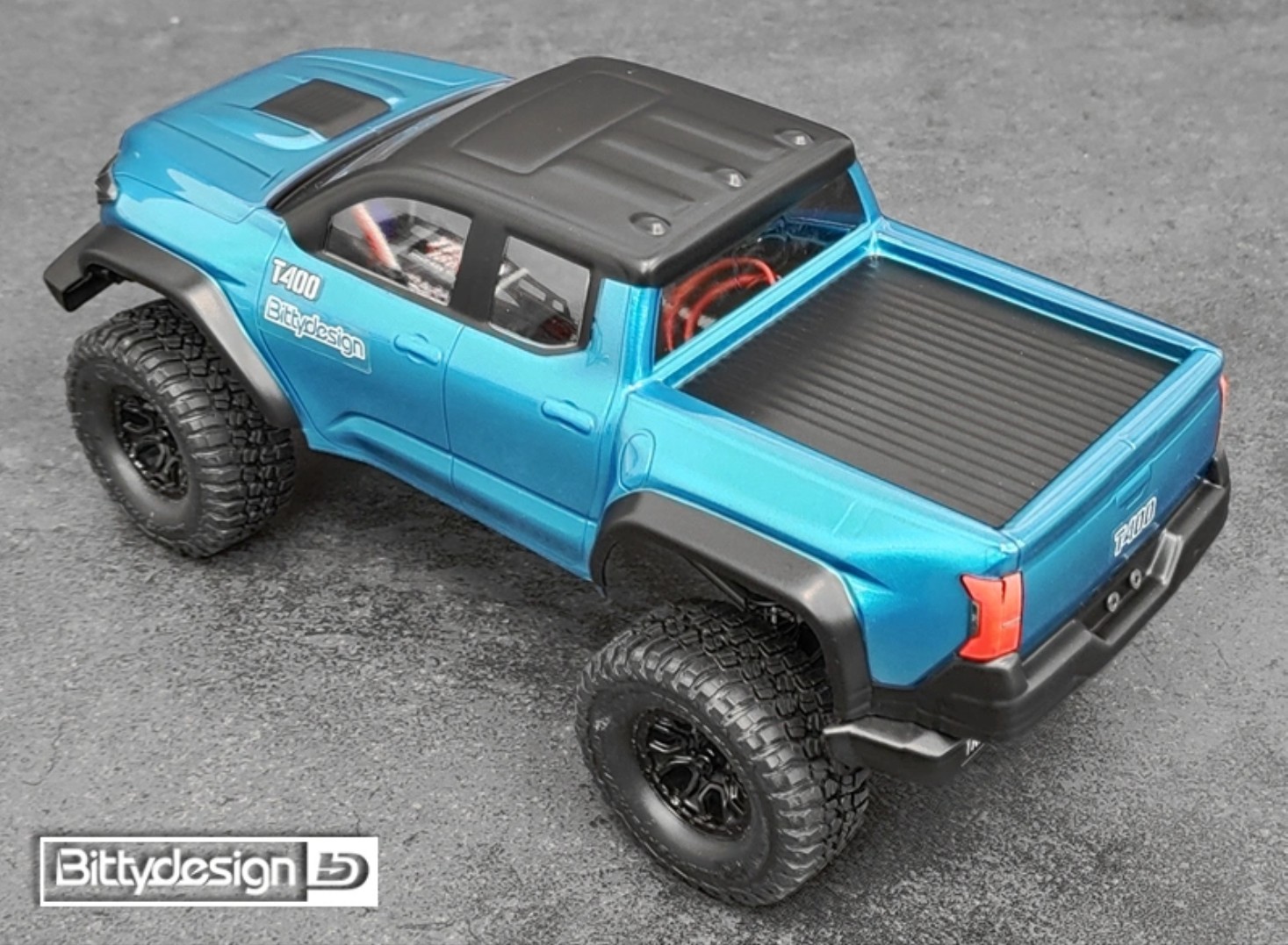 Bittydesign T-400 1/18 Traxxas TRX-4M Karosserie klar Pre-cut BDTRX-18T400 - Abbildung 6