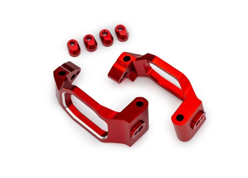 Traxxas Nachlaufblock vo Aluminium rot (2) MAXX + MAXX SLASH 10232-RED