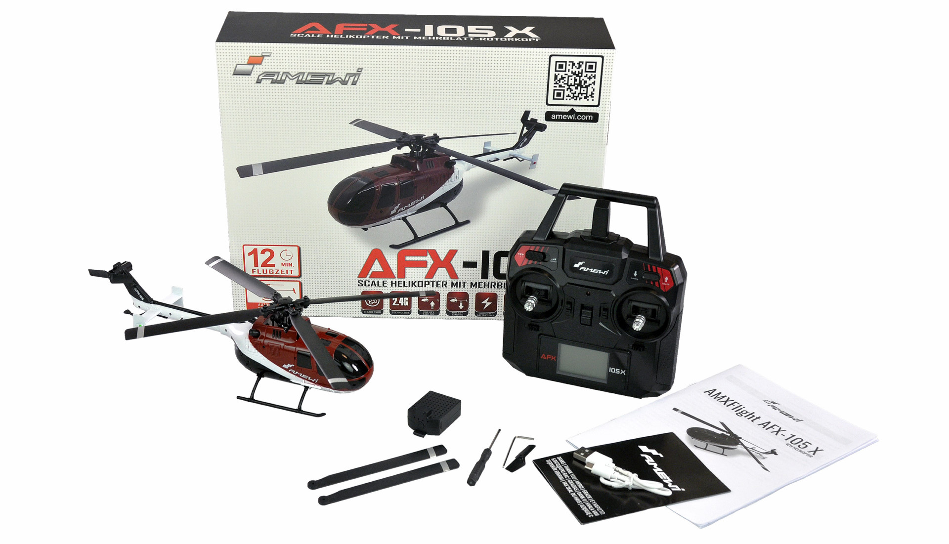 Amewi AFX-105 X 4-Kanal Helikopter 6G 2,4GHz RTF 25320 - Abbildung 9