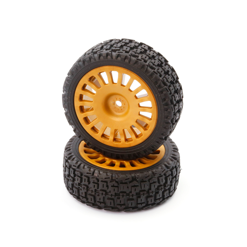 LC Racing Reifen/Felgen 25mm 18 Speichen (12mm) 2 Stück LC8055