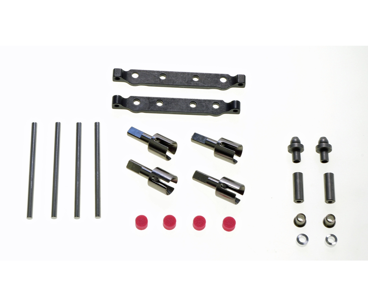 Tamiya 54634 TT-02S Aufhängungsset vo./hi. Stahl 300054634