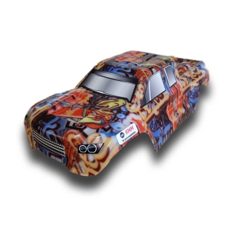 KMM Karo KMM unbreakable +Dekor Graffiti-Designprint für Hyper Go 1/10 & Amewi MTX10 KMM001013GR