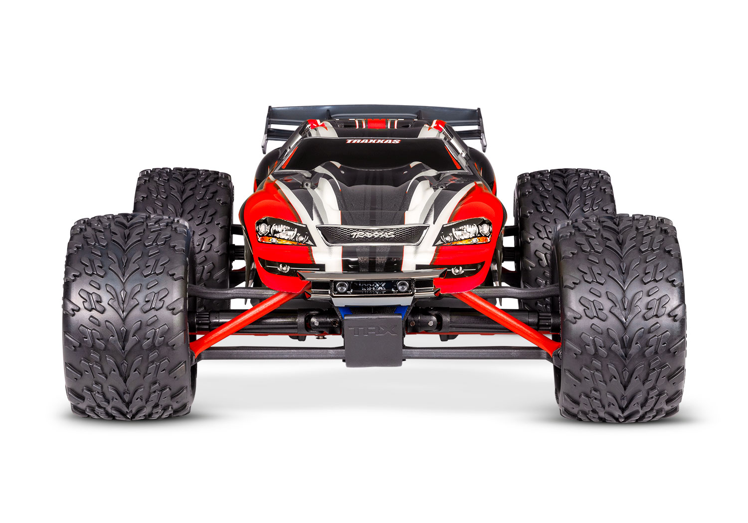 Traxxas E-Revo 4x4 Rot RTR 1/16 Brushed +Akku & USB-C Lader 71054-8 - Abbildung 3