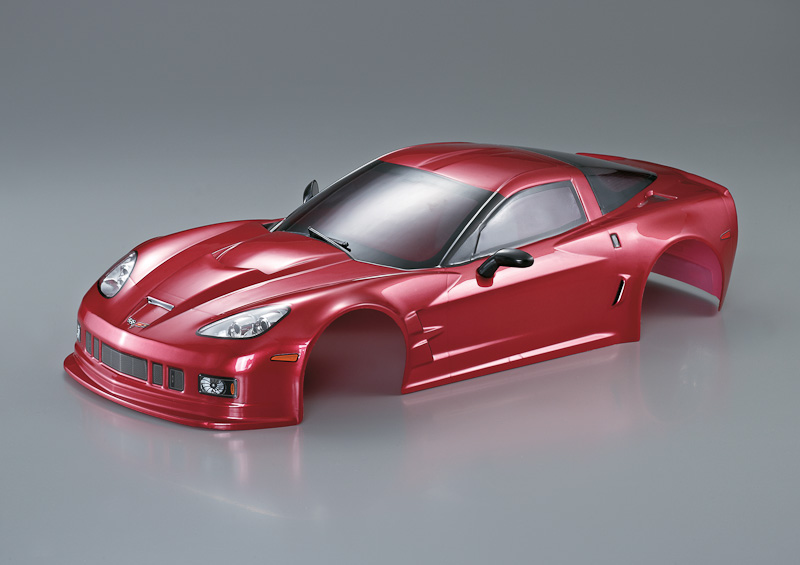 Killerbody Corvette GT2 Karosserie Dunkelrot 190mm RTU KB48016