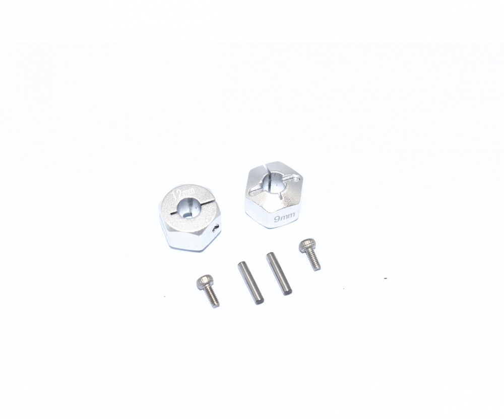 Carson 30929 TT02B 12mm Alu Felgenmitn. Br. 9mm (2) 500530929