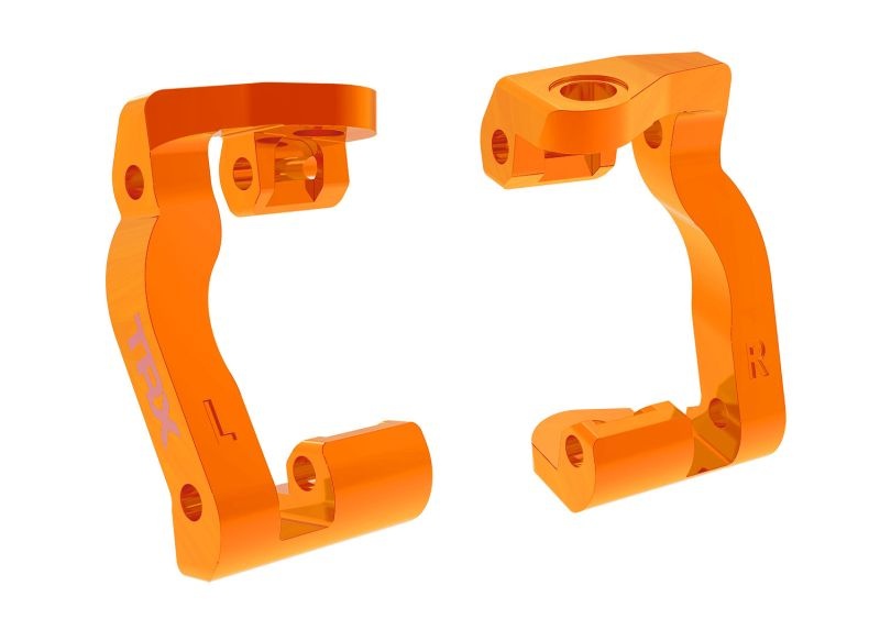 Traxxas Nachlauf-Blöcke l/r 6061-T6 Alu orange Mini-Maxx 10733-ORNG