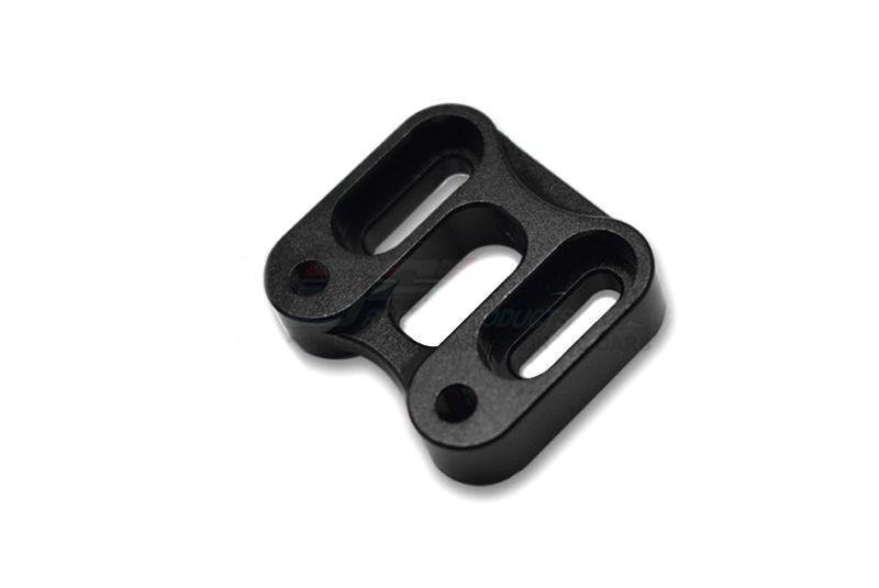 GPM Aluminium Servobefestigung vorne schwarz GPM AXIAL SCX6 JEEP JLU WRANGLER SCX6024BK