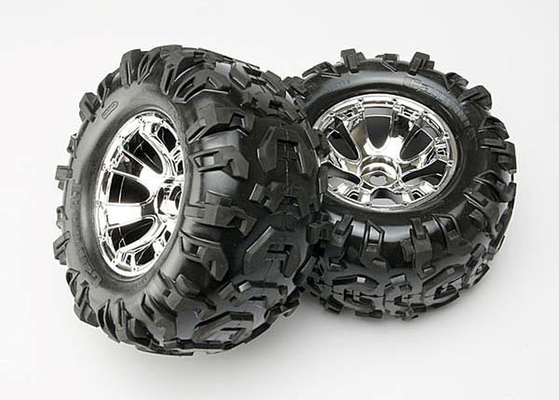 Traxxas Reifen+Felge montiert 3,8Zoll 5673