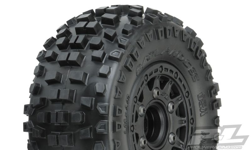 Pro-Line Badlands SC auf Raid Felge schwarz 6x30 SK wchlbar XTR 2.2/3.0 (TRX Slash 2WD + 4x4 v/h) 1182-10