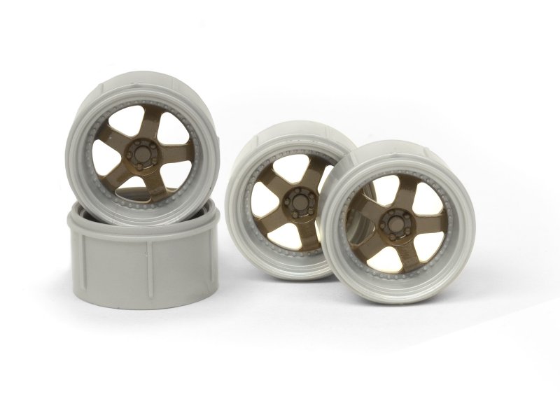 HPI WORK MEISTER S1 WHEEL OLIVE (MICRO RS4/4PCS) 120171