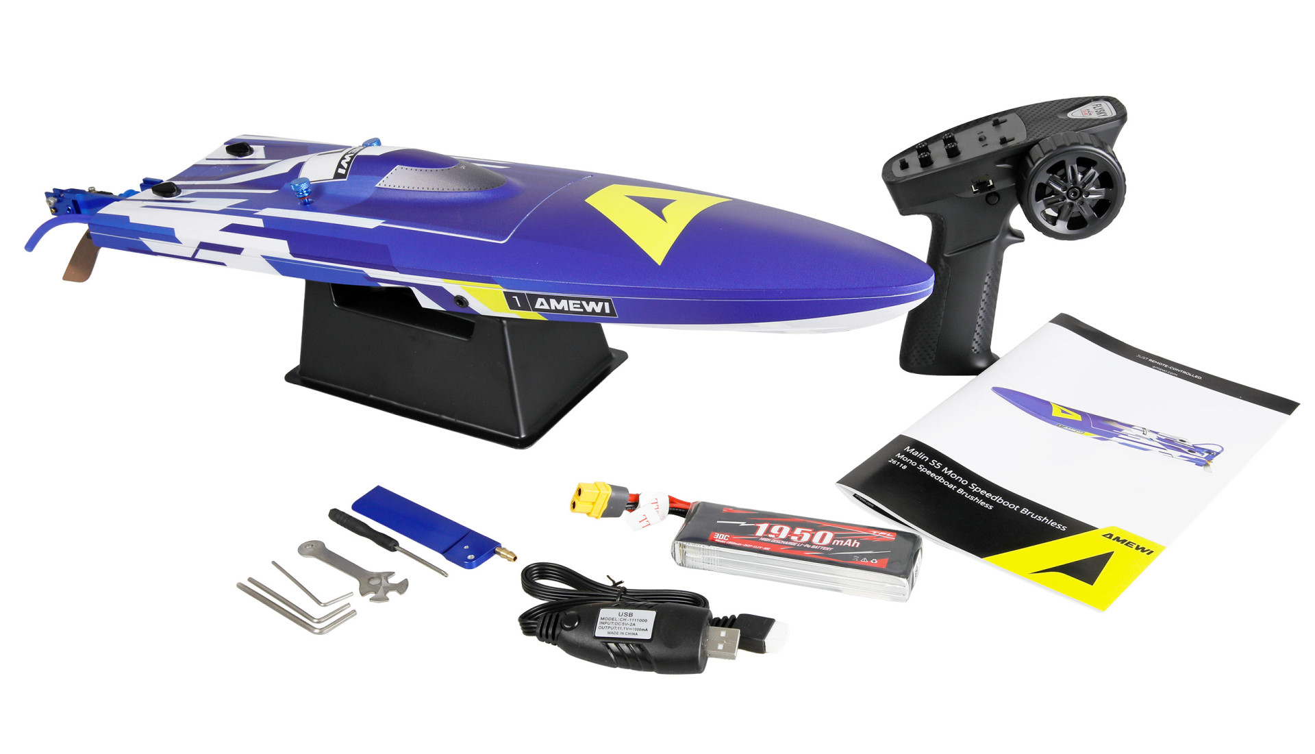 Amewi Marlin S5 Mono-Speedboot Brushless 450mm RTR 26118 - Abbildung 9