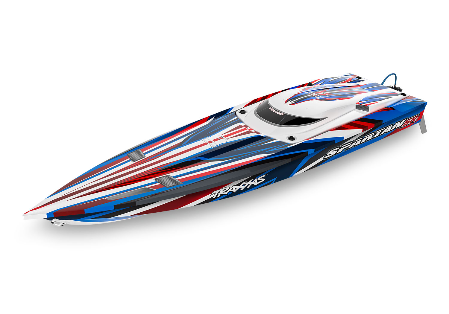 Traxxas SPARTAN SR Rot Brushless 36 Zoll Rennboot 103076-4 - Abbildung 1