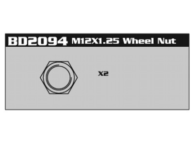 Nanda BD2094 M12*1.25 Wheel Nut BD2094 - Abbildung 1