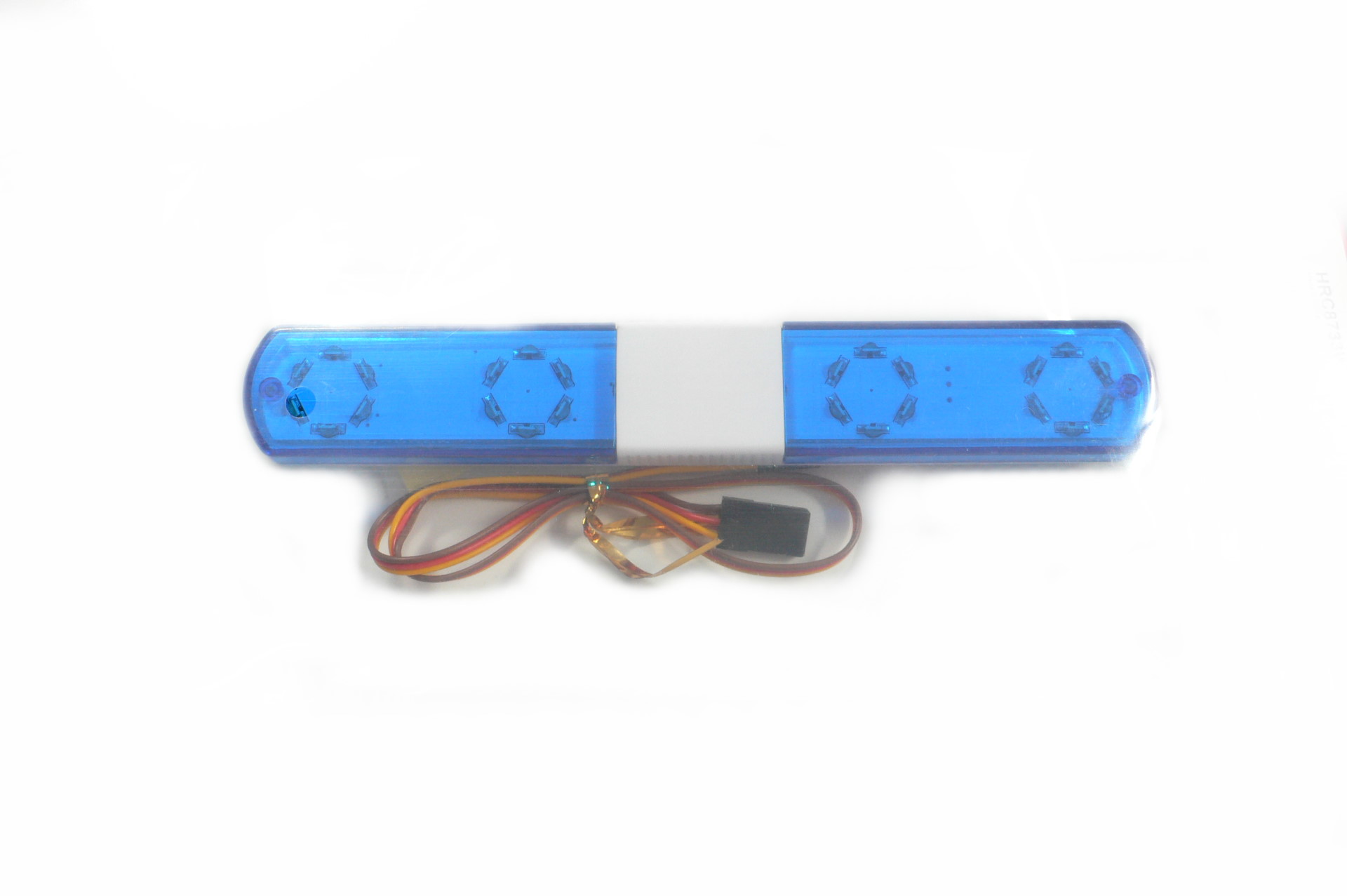 HRC Dachleuchten V3 flach Blau Polizei LED Lichtset wide 1/10 1/8 JR Stecker HRC8733WB