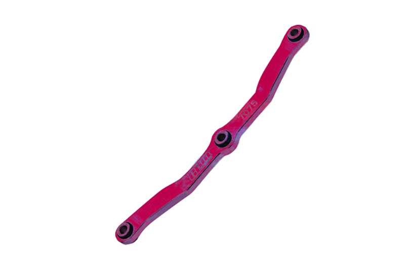 GPM Lenkplatte 7075-T6 Alu rot Traxxas-4M - Abbildung 1