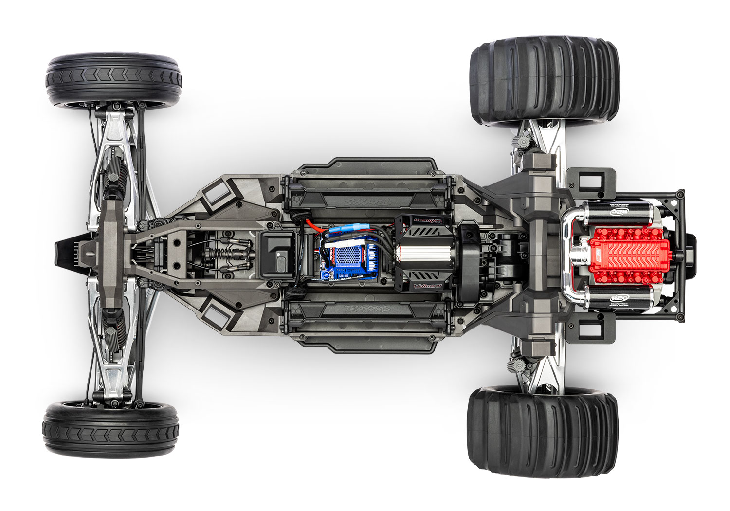 Traxxas FUNCO RWD 8S VXL 1/6 Sand Car Blau RTR Brushless o. Akku & Lader 109076-4 - Abbildung 6