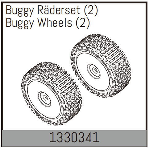 Absima Buggy Räderset (2 St.) 1330341