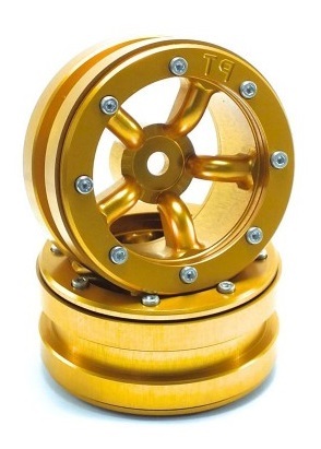 Metsafil Beadlock Wheels PT-Safari Gold/Gold 1.9 (2 St.) MT0010GOGO
