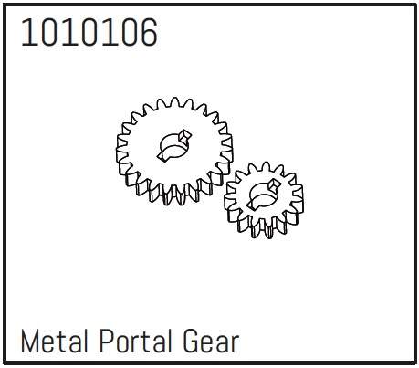 Hobby Plus Metal Portal Gears - PRO Crawler 1:18 240238