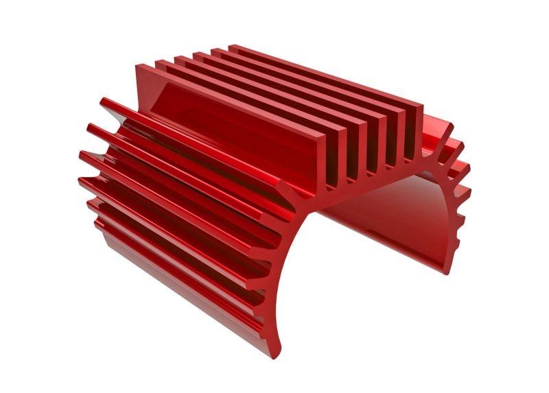 Traxxas Kühlblech für Titan 87T Motor 6061-T6 Alu rot eloxiert 9793-RED