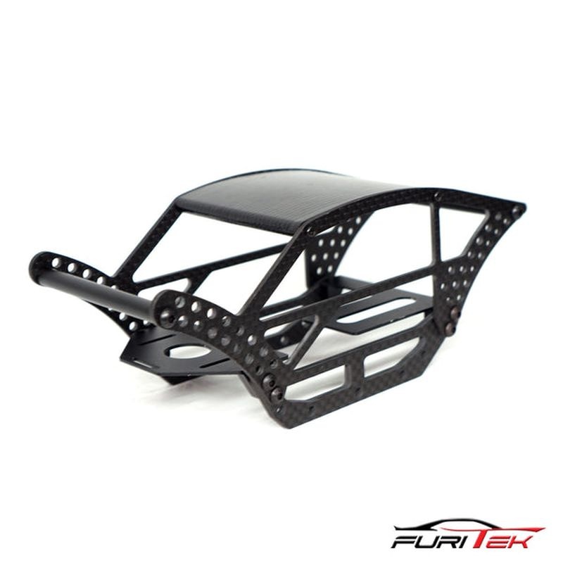 FURITEK BETTLE CARBON FIBER COMP CHASSIS FOR AXIAL UTB18  FUR-2283