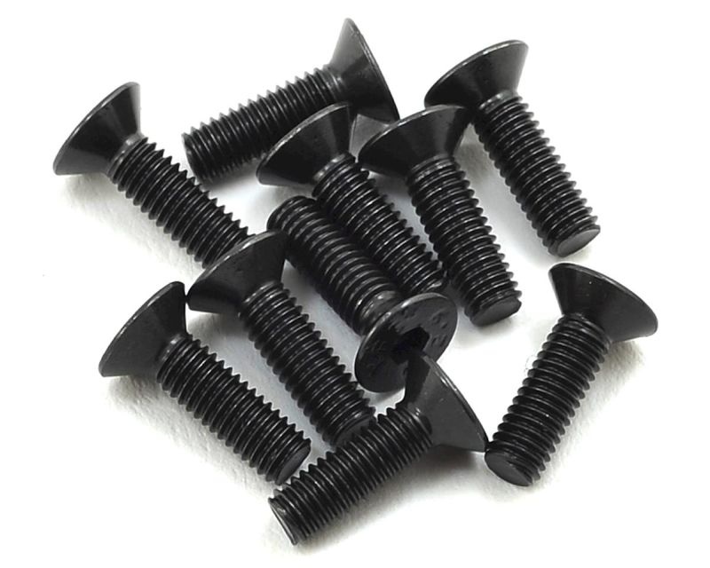 ProTek RC 3x10mm High Strength Flachkopfschrauben (10)  PTK-H-2203