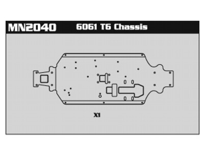 Nanda MN2040 6061 T6 Chassis MN2040