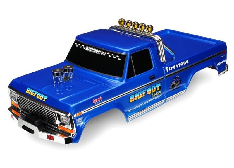 Traxxas Karosserie Bigfoot No.1 Replica blau  3661-BLUE