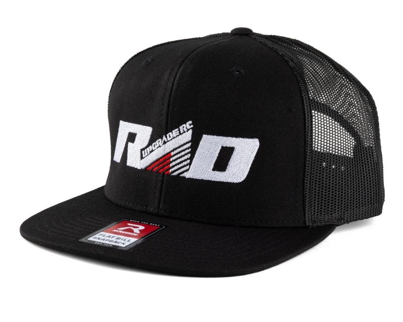 Upgrade RC RAD Flat Bill Trucker Kappe schwarz (für die meisten Größe)
