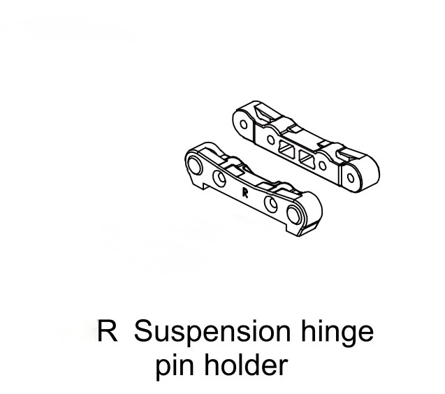 Absima Rear Suspension Hinge Pin Holder 1210004