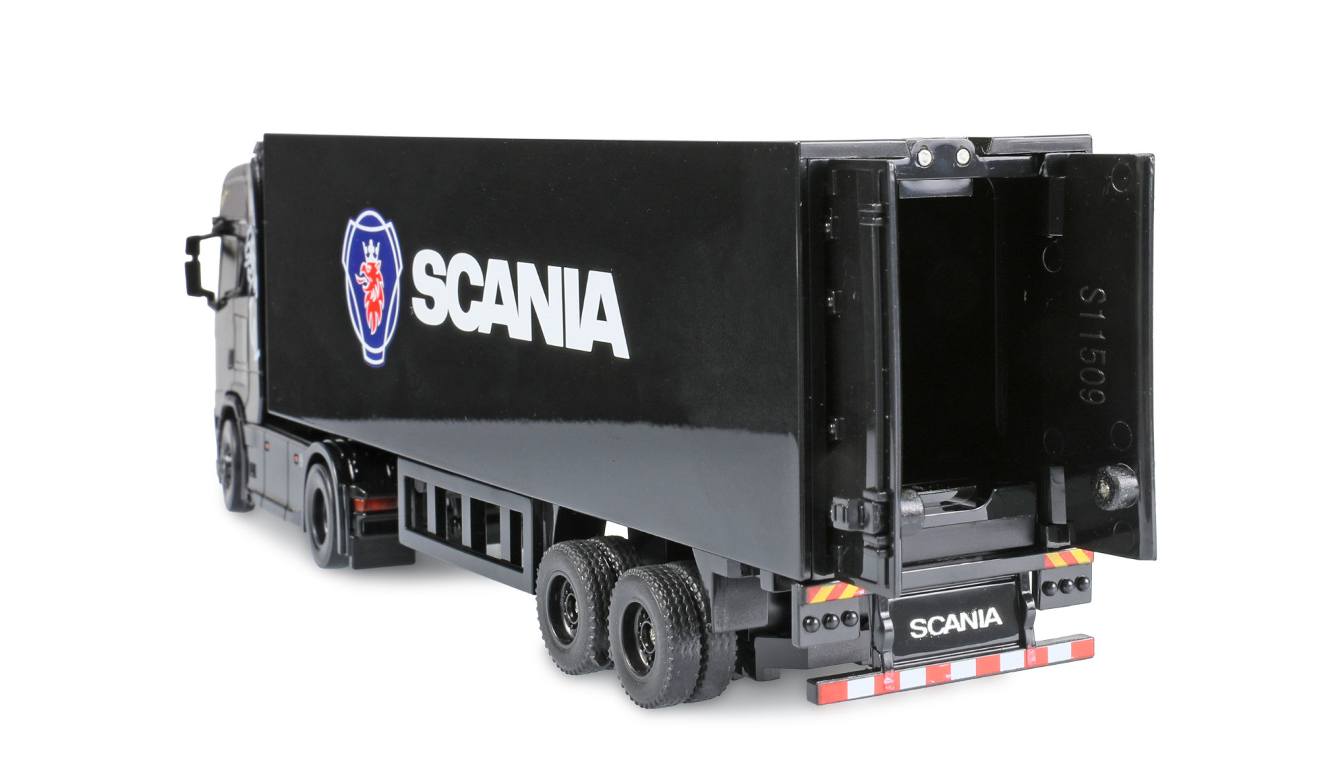 Amewi Scania 730 S Mini LKW mit Kofferauflieger proportional 4WD 1:64 RTR schwarz - Abbildung 9