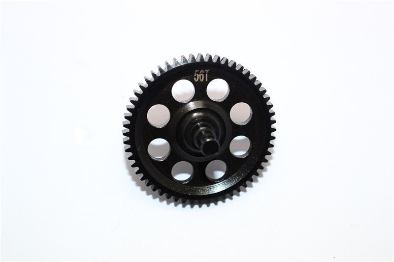 GPM Stahl Hauptzahnrad 56T schwarz Thundertiger Kaiser XS