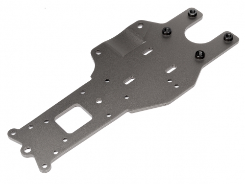 HPI Chassisplatte hinten (Gunmetal/Baja 5B 2.0) 102169