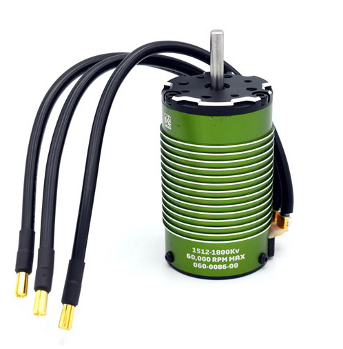 Castle Brushless Motor Sensor Inrunner 4-Pole 1512-1800KV 3-4S 1/8 060-0086-00