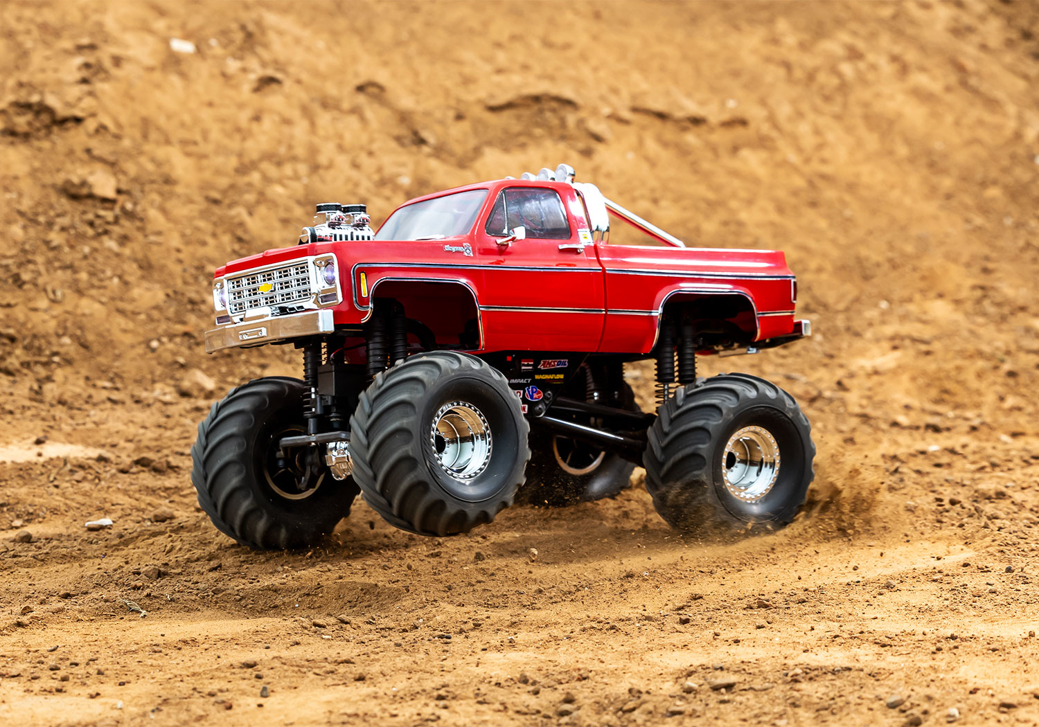 TRAXXAS TRX-4MT Chevy K10 4x4 rot 1/18 Monstertruck RTR 98064-1 - Abbildung 8