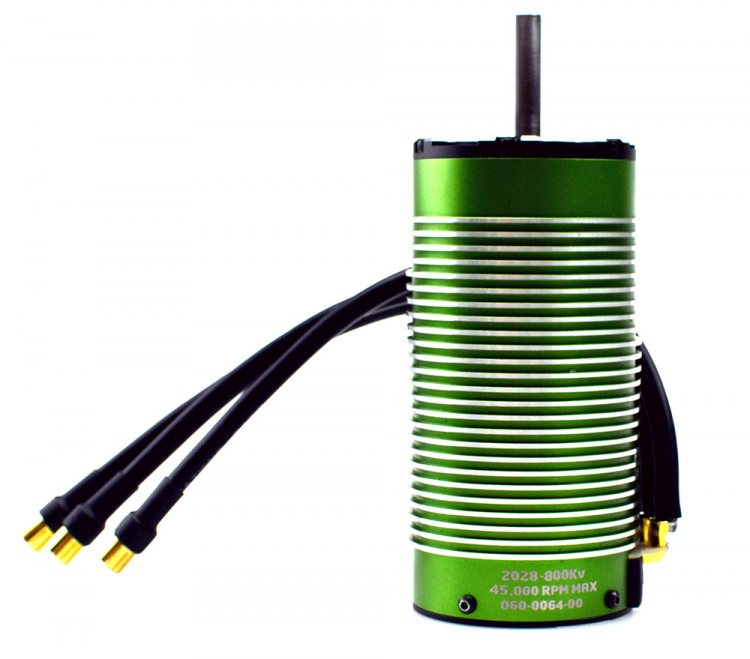 Castle Brushless Motor Sensored Inrunner 4-pole 2028-800KV 1/5 060-0064-00