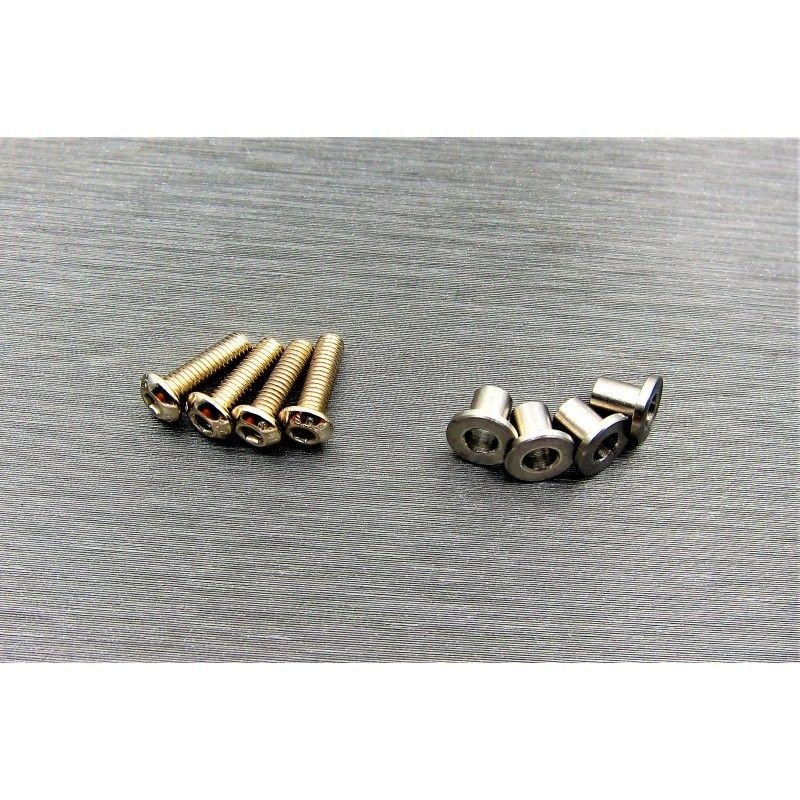 SAMIX Edelstahl Stahl Hülsen Set für Axial SCX10-2 SCX2-6067