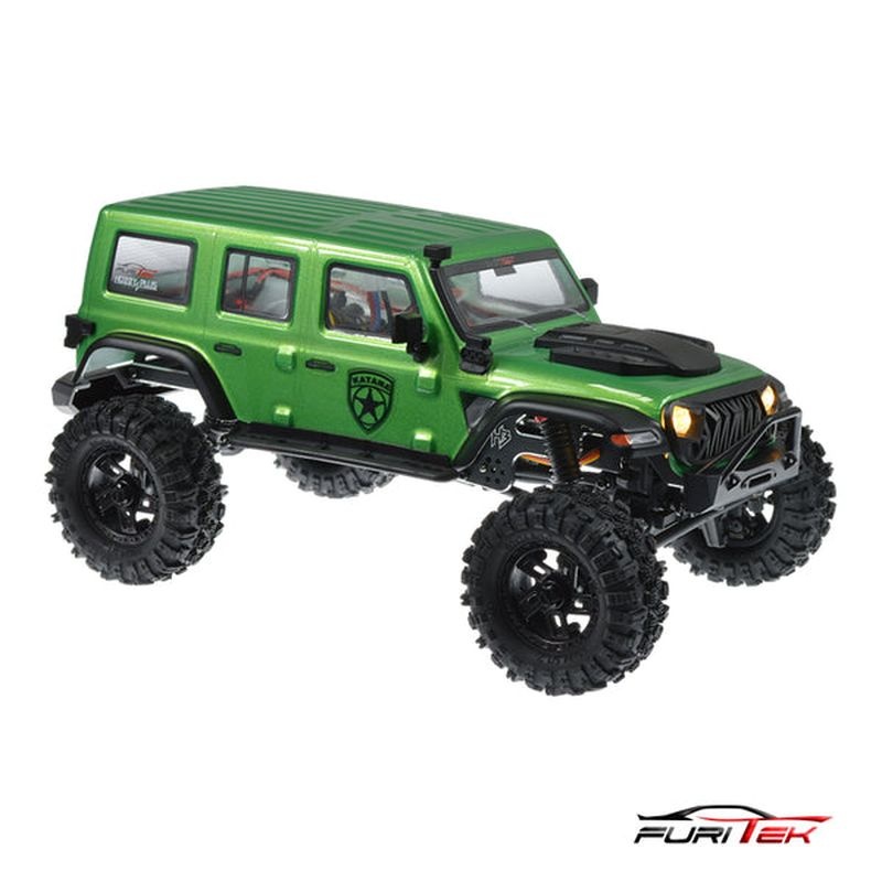 FURITEK FX118 FURY Katana RTR grün Brushless 1/18 RC Crawler FUR-2528