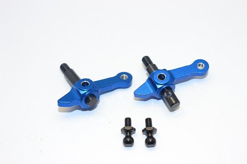 GPM Alu Lenkhebel vorne blau Tamiya DT03