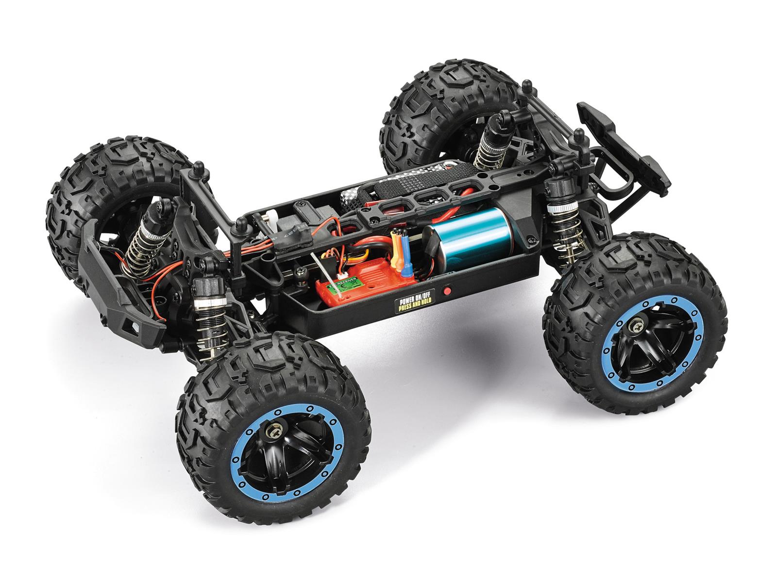 BLACKZON Slyder MT Turbo Blau 1/16 4WD Brushless Monster Truck 540201 - Abbildung 4