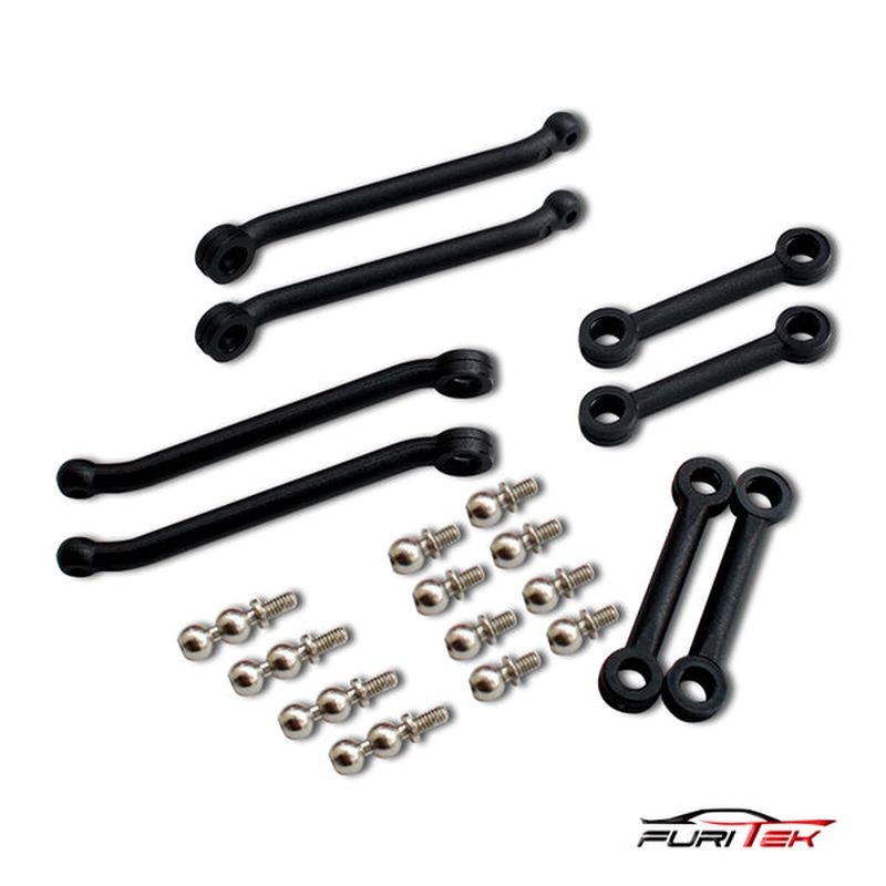 FURITEK Plastic HIGH CLEARANCE LINKS SET FOR RAMPART 1/24 Rampart's space parts FUR-2139