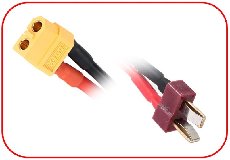 Absima Ladekabel XT60 passend für T-plug 15cm 3040050