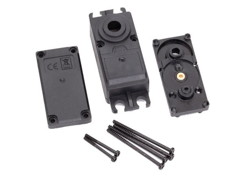 Traxxas 2251 Servo-Gehäuse mit Dichtung+Hardware (für 2250, 2255) - Abbildung 1