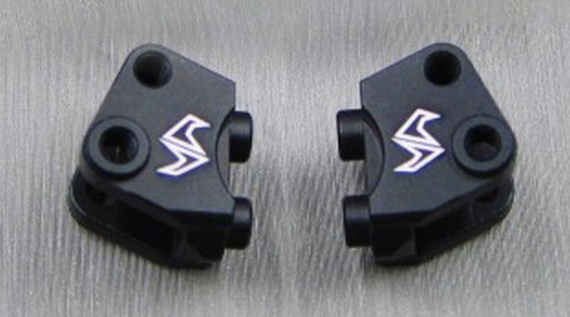 SAMIX Alum. unten Dämpfer/ Aufhängung Befestigung schwarz für Axial SCX10-2 SCX2-6042
