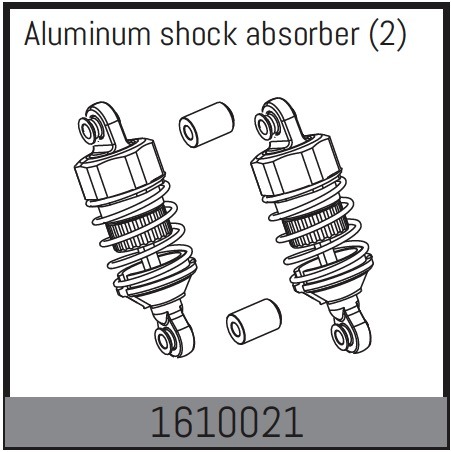 Absima Aluminum shock absorber (2 Pcs.) 1610021