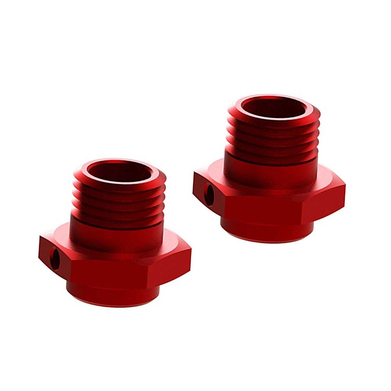 ARRMA AR310484 Radaufnahme Alu 17mm/16.5mm Red (2)